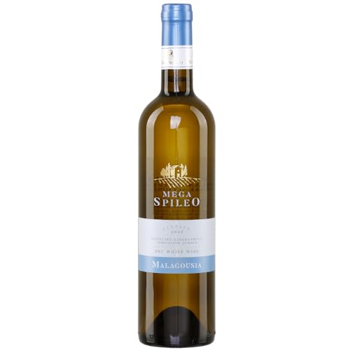 Mega Spileo Malagousia 0,75l | Trockener Weißwein aus Griechenland Mega Spileo Malagousia 0,75l | Trockener Weißwein aus Griechenland von Jassas Griechische Feinkost