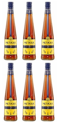 Metaxa 5 Sterne 6x 0,7l 38% Vol. | Metaxa | Brandy aus Griechenland | +20ml Jassas Olivenöl Metaxa 5 Sterne 6x 0,7l 38% Vol. | Metaxa | Brandy aus Griechenland | +20ml Jassas Olivenöl von Jassas Griechische Feinkost
