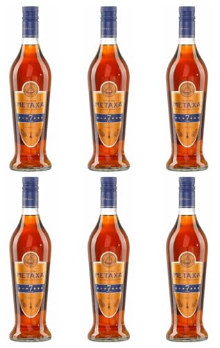 Metaxa 7 Sterne 6x 0,7l 40% Vol. | Metaxa | Brandy aus Griechenland | +20ml Jassas Olivenöl Metaxa 7 Sterne 6x 0,7l 40% Vol. | Metaxa | Brandy aus Griechenland | +20ml Jassas Olivenöl von Jassas Griechische Feinkost
