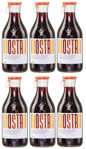 Mostra Imiglykos rot 6x 0,5l | Weingut Tsililis | Lieblicher Rotwein aus Griechenland | + 20ml Jassas Olivenöl von Jassas Griechische Feinkost