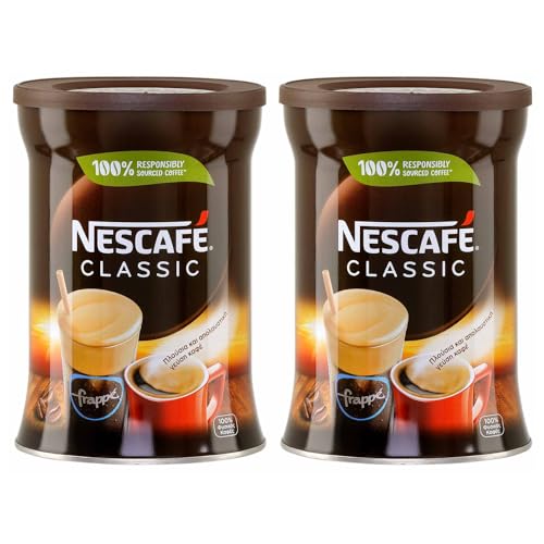 Nescafe Classic Frappe 2x 200 g | Griechischer Kaffee| Lösliches Instantpulver Frappé | Nestle |+20ml Jassas Olivenöl von Jassas Griechische Feinkost