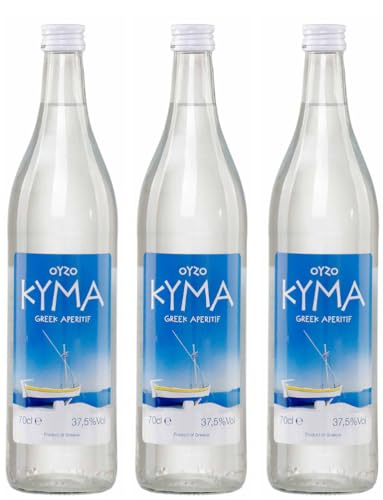 Ouzo Kyma 3x 0,7l | Destillerie Loukatos| 37,5% | Klassischer Ouzo aus Patras | +20ml Jassas Olivenöl Ouzo Kyma 3x 0,7l | Destillerie Loukatos| 37,5% | Klassischer Ouzo aus Patras | +20ml Jassas Olivenöl von Jassas Griechische Feinkost