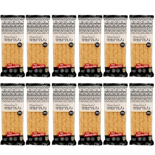 Sesam Honig Riegel Pastelli 12x 100g | Griechischer Sesamriegel mit Honig verfeinert | +20ml Jassas Olivenöl von Jassas Griechische Feinkost