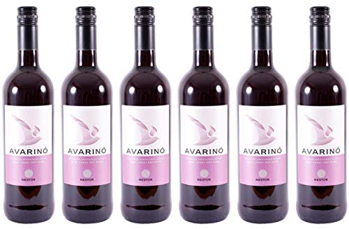 Imiglykos Avarino rot 6x 0,75l Nestor Wines | Lieblicher Rotwein aus Griechenland | 11,5% Vol. + 20ml Jassas Olivenöl von Jassas Griechische Feinkost