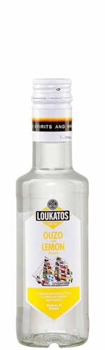 Loukatos Ouzo mit Zitronengeschmack 1x 0,2l | 43% Vol. Loukatos Ouzo mit Zitronengeschmack 1x 0,2l | 43% Vol. von Jassas Griechische Feinkost