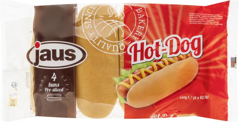 Jaus Hot-Dog Brötchen 4er von ​Jaus Bakery