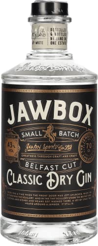Jawbox Small Batch Classic Dry Gin, 43% (1 x 0.7 l) von Jawbox