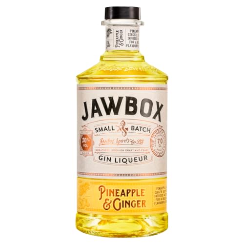 Jawbox Pineapple and Ginger Gin Liqueur, 20% (1 x 0.7 l) von Jawbox