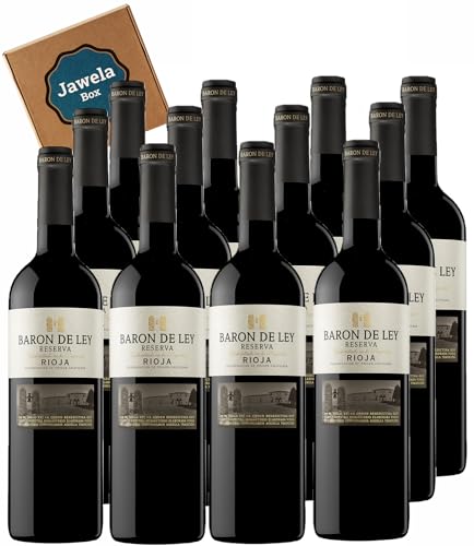 12 x Baron de Ley Reserva Rioja D.O.Ca 0,75l - Jawela Box 12er Vorteilspaket - Rotwein - 12 x 0,75l 12 x Baron de Ley Reserva Rioja D.O.Ca 0,75l - Jawela Box 12er Vorteilspaket - Rotwein - 12 x 0,75l von Jawela