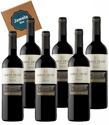 6 x Baron de Ley Reserva Rioja D.O.Ca 0,75l - Jawela Box 6er Vorteilspaket - Rotwein - 6 x 0,75l 6 x Baron de Ley Reserva Rioja D.O.Ca 0,75l - Jawela Box 6er Vorteilspaket - Rotwein - 6 x 0,75l von Jawela