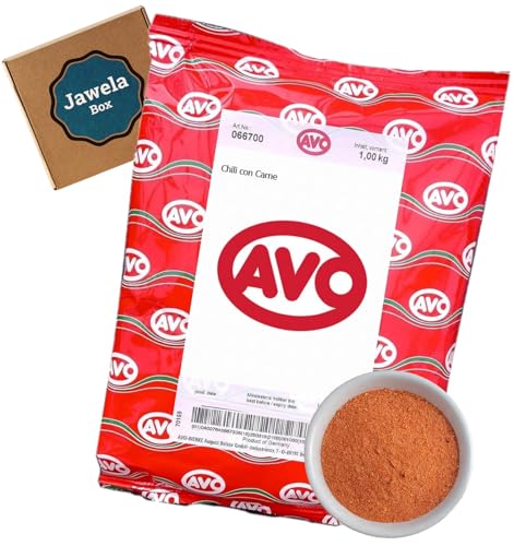 AVO Chili con Carne Gewürzsalz 1kg - Jawela Box - Chili con Carne Gewürz Gewürzmischung mexikanisch – Großpackung AVO Chili con Carne Gewürzsalz 1kg - Jawela Box - Chili con Carne Gewürz Gewürzmischung mexikanisch – Großpackung von Jawela
