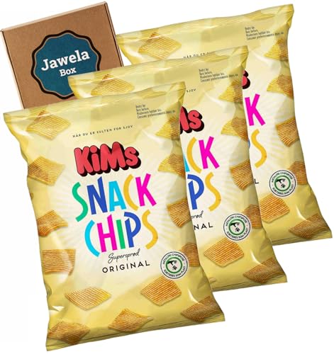 KiMs Snack Chips Original 3er Set 3 x 160g - Jawela Box - Original dänische KiM's Chips von Jawela