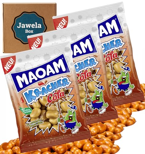 MAOAM Kracher COLA 3er Pack - 3 x 200g Cola Kracher im Jawela Set - Großpackung, Kindergeburtstag, Geburtstag von Jawela