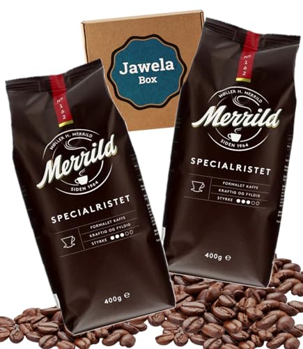 Merrild Kaffee Spezial Nr. 162 2er Set 2x 400g - Jawela Set - Filterkaffee, gemahlener Kaffee - Merrild Kaffe special specialristet No 162 Merrild Kaffee Spezial Nr. 162 2er Set 2x 400g - Jawela Set - Filterkaffee, gemahlener Kaffee - Merrild Kaffe special specialristet No 162 von Jawela