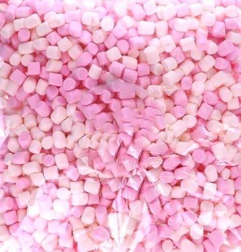 Mini Marshmallows 2000 g - 2 Farben Mix pink weiß - Jawela - Marshmallow - Mausespeck - Mäusespeck - Schaumzucker - Großpackung perfekt auch für Gastro als Dekor von Jawela