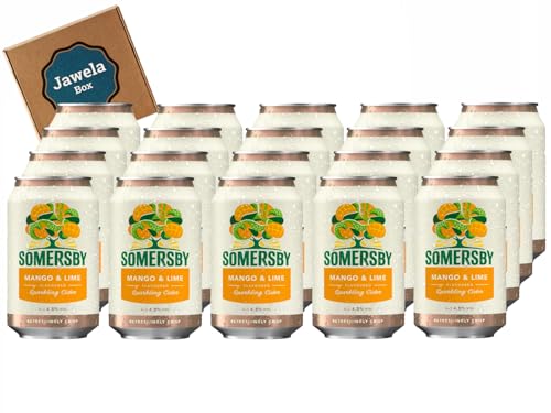 Somersby Mango & Lime Cider 20 x 0,33l - Jawela Box - 20 Dosen fruchtiger erfrischender Mango Lime Cider 4,5% Vol. Somersby Mango & Lime Cider 20 x 0,33l - Jawela Box - 20 Dosen fruchtiger erfrischender Mango Lime Cider 4,5% Vol. von Jawela