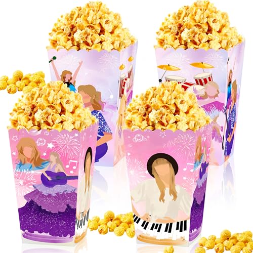 JeVenis 12 PCS Sänger Thema Party Popcorn Boxen Sänger Thema Geburtstag Party Supplies Geschenk Taschen Süßigkeit behandeln Tasche für Geburtstag Hochzeit Brautdusche JeVenis 12 PCS Sänger Thema Party Popcorn Boxen Sänger Thema Geburtstag Party Supplies Geschenk Taschen Süßigkeit behandeln Tasche für Geburtstag Hochzeit Brautdusche von JeVenis