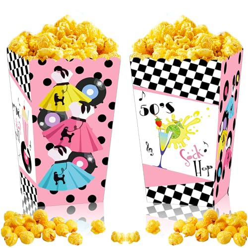 JeVenis 12PCS 50er Jahre Sock Hop Party Popcorn Boxen 50er Jahre Thema Party Dekorationen 50er Jahre Dekorationen 1950er Jahre Rock N Roll Party Schachteln JeVenis 12PCS 50er Jahre Sock Hop Party Popcorn Boxen 50er Jahre Thema Party Dekorationen 50er Jahre Dekorationen 1950er Jahre Rock N Roll Party Schachteln von JeVenis
