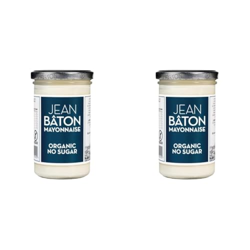 Jean Bâton Mayonnaise Bio Mayo ohne Zucker Organic NO Sugar (1x 245ml) (Packung mit 2) von Jean Bâton