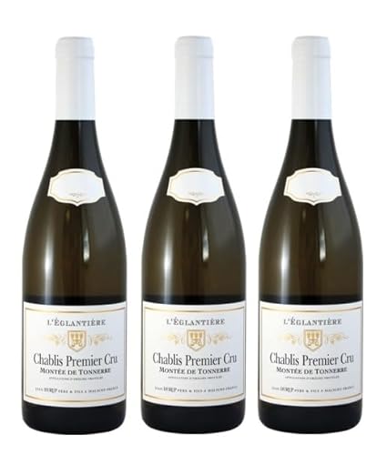 3x 0,75l - 2023er - Jean Durup - Domaine de l'Eglantière - Montée de Tonnerre - Chablis 1er Cru A.O.P. - Burgund - Frankreich - Weißwein trocken 3x 0,75l - 2023er - Jean Durup - Domaine de l'Eglantière - Montée de Tonnerre - Chablis 1er Cru A.O.P. - Burgund - Frankreich - Weißwein trocken von Jean Durup