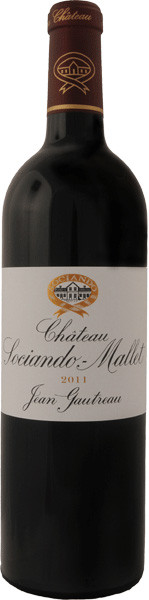 Château Sociando Mallet (Appellation Contrôlée) Rotwein trocken 0,75 l von Jean Gautreau