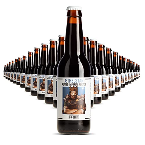 Big Belly `Aethelstan´Peated Imperial Porter 10% (24 x 0,33l) ** Sparpaket 22+2 GRATIS ** (inklusive 6,00 € Pfand) von Jean Jartin Beer