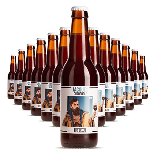 Big Belly `Jacques´ Quadrupel 12,5% (12 x 0,33l) ** Sparpaket 11+1 GRATIS ** (inklusive 3,00 € Pfand) von Jean Jartin Beer