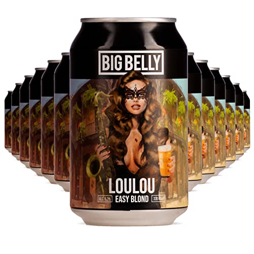 Big Belly `LouLou´ Easy Blond 6,3% (12 x 0,33l) ** Sparpack 11+1 GRATIS ** (inklusive 3,00 € Pfand) von Jean Jartin Beer