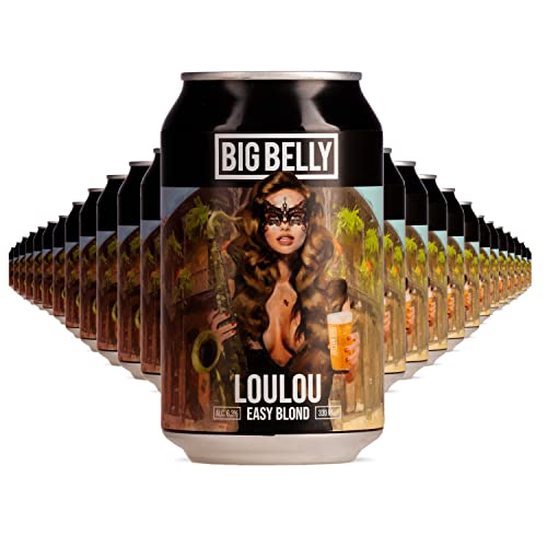 Big Belly `LouLou´ Easy Blond 6,3% (24 x 0,33l) ** Sparpack 22+2 GRATIS ** (inklusive 6,00 € Pfand) von Jean Jartin Beer