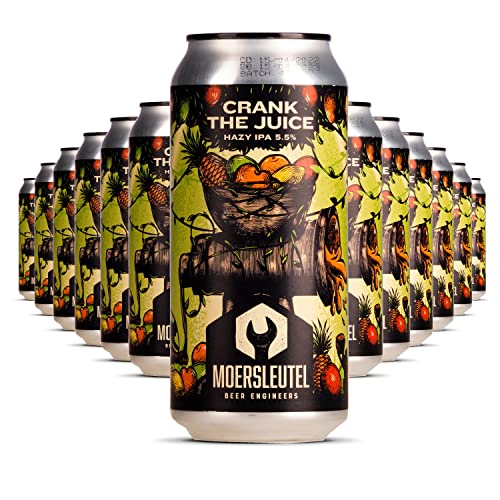 Moersleutel `Crank the Juice´ New England/Hazy IPA 5,5% (12 x 0,44l) ** Sparpack 11+1 GRATIS ** (inklusive 3,00 € Pfand) von Jean Jartin Beer