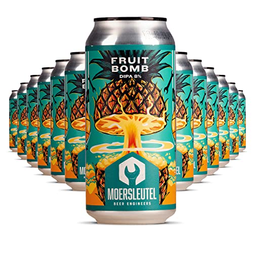 Moersleutel `Fruit Bomb´ Double IPA/Fruit Bomb 8% (12 x 0,44l) ** Sparpack 11+1 GRATIS ** (inklusive 3,00 € Pfand) von Jean Jartin Beer