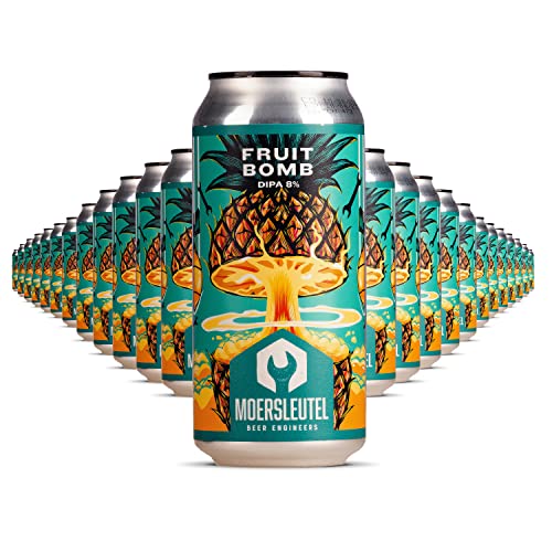 Moersleutel `Fruit Bomb´ Double IPA/Fruit Bomb 8% (24 x 0,44l) ** Sparpack 22+2 GRATIS ** (inklusive 6,00 € Pfand) von Jean Jartin Beer