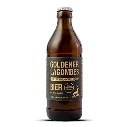 Siegerländer Bierhaus `Goldener Lagombes´ Doppelbock 8,0% (1 x 0,33l) inklusive 0,08 € Pfand von Jean Jartin Beer