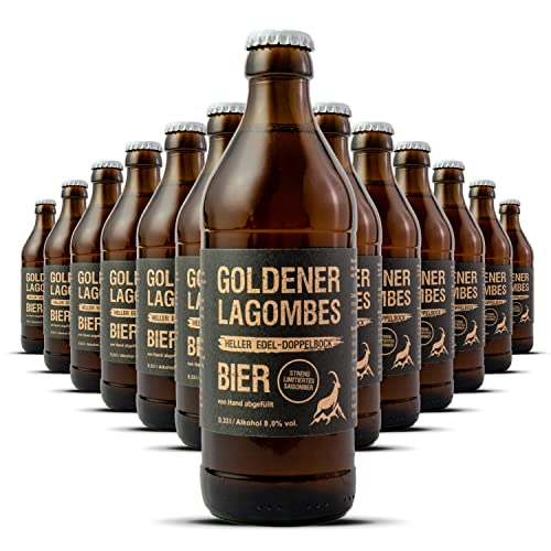 Siegerländer Bierhaus `Goldener Lagombes´ Doppelbock 8,0% (12 x 0,33l) ** Sparpaket 11+1 GRATIS ** (inklusive 0,96 € Pfand) von Jean Jartin Beer