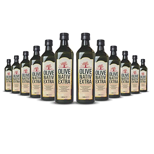 OLIVE NATIVE EXTRA / 1000 ml (PET) * Olivenöl 100% Picualoliven (12 x 1l) von Jean Jartin Oliva del Sol