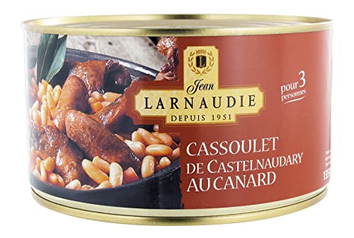 Jean Larnaudie Cassoulet de Castelnaudary au Canard - Ente und Würstchen Dose 1350g Eintopf Jean Larnaudie Cassoulet de Castelnaudary au Canard - Ente und Würstchen Dose 1350g Eintopf von Jean Larnaudie