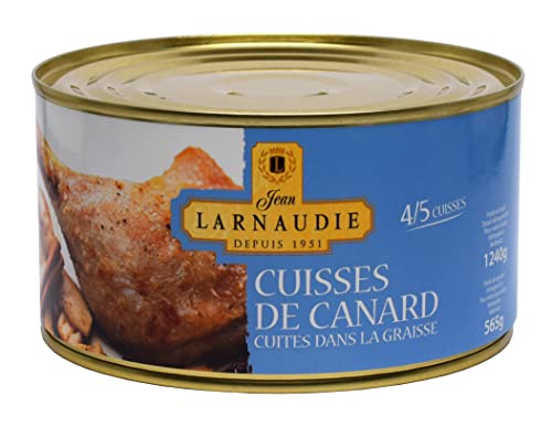 Jean Larnaudie Confit de Canard Maigre 4 bis 5 Cuisses - Entenkeulen Enten-Confit 1240g Jean Larnaudie Confit de Canard Maigre 4 bis 5 Cuisses - Entenkeulen Enten-Confit 1240g von Jean Larnaudie