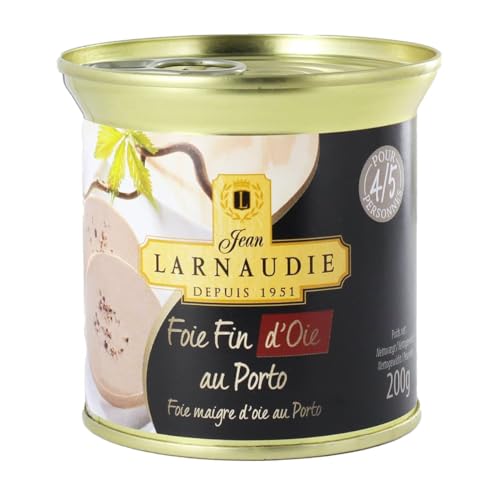 Jean Larnaudie Foie Fin maigre d'Oie au Porto - Feine Gänseleberpastete mit Portwein 200 gram von Jean Larnaudie