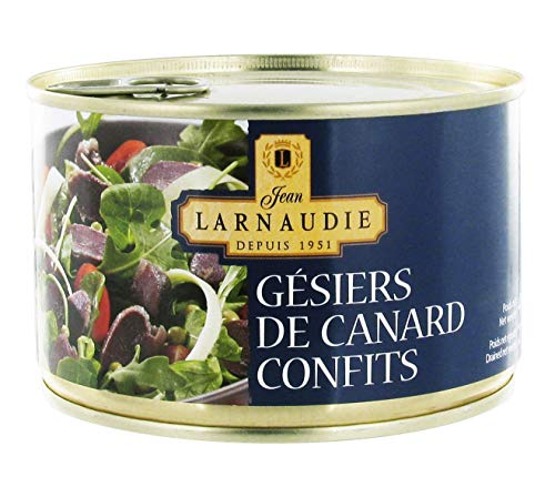 Jean Larnaudie Gésiers de Canard Cuits dans la Graisse de Canard - Gekochte Entenmägen in Entenfett 410g Dose Jean Larnaudie Gésiers de Canard Cuits dans la Graisse de Canard - Gekochte Entenmägen in Entenfett 410g Dose von Jean Larnaudie