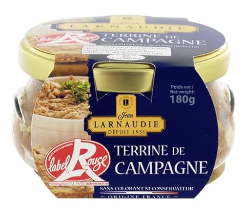Jean Larnaudie Terrine de Campagne - Label Rouge - Französische Land-Terrine 180gram Jean Larnaudie Terrine de Campagne - Label Rouge - Französische Land-Terrine 180gram von Jean Larnaudie