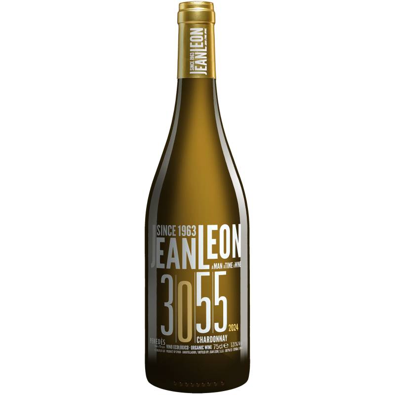 Jean León »3055« Chardonnay 2024  0.75L 13% Vol. Weißwein Trocken aus Spanien von Jean León