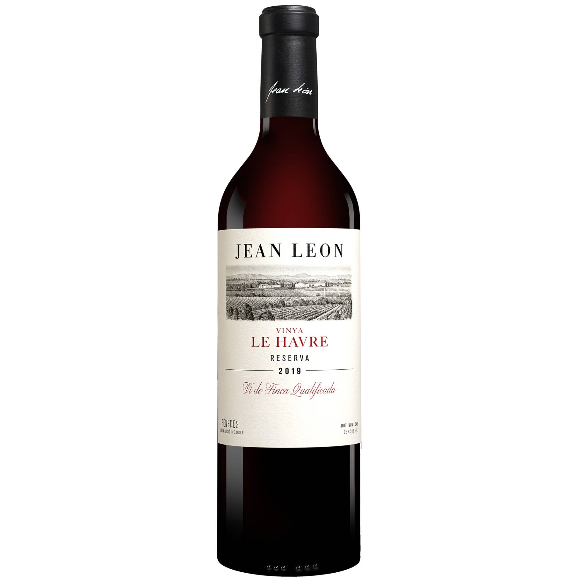 Jean León Cabernet Sauvignon »Vinya Le Havre« Reserva 2019  0.75L 14.5% Vol. Rotwein Trocken aus Spanien von Jean León