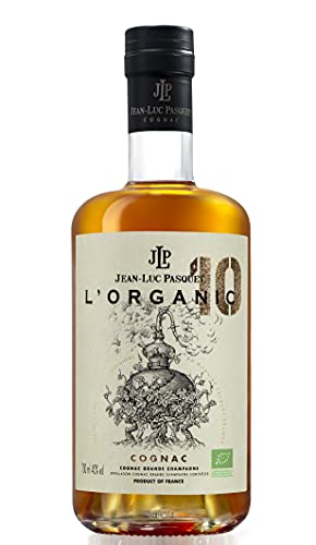 Jean-Luc Pasquet L’Organic I 10 jahre Alt Cognac I Bio-Produziertes Premium Produkt I 40% Vol. I 700 ml von Jean-Luc Pasquet L’Organic