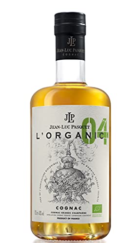 Jean-Luc Pasquet L’Organic I 4 Jahre gereifter Cognac I Bio-Produziertes Premium Produkt I Floral fruchtiger Cognac I 40% Vol. I 700 ml von Jean-Luc Pasquet L’Organic