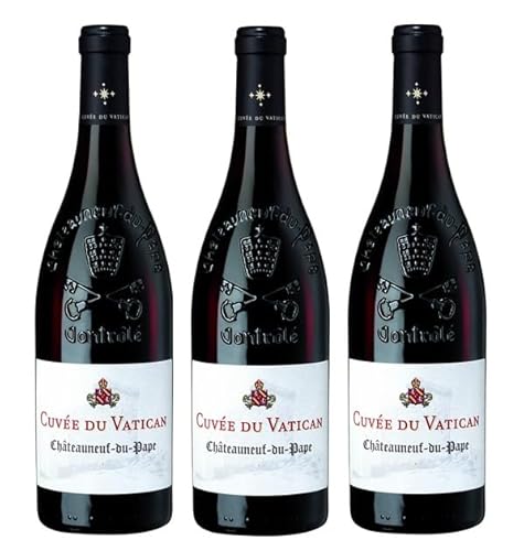 3x 0,75l - 2022er - Jean-Marc Diffonty - Cuvée du Vatican - Châteauneuf-du-Pape A.O.P. - Frankreich - Rotwein trocken 3x 0,75l - 2022er - Jean-Marc Diffonty - Cuvée du Vatican - Châteauneuf-du-Pape A.O.P. - Frankreich - Rotwein trocken von Jean-Marc Diffonty