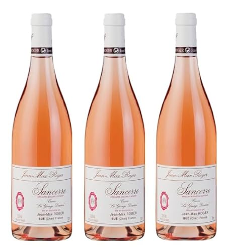 3x 0,75l - 2022er - Jean-Max Roger - Cuvée La Grange Dimière - Rosé - Sancerre A.O.P. - Loire - Frankreich - Roséwein trocken von Jean-Max Roger