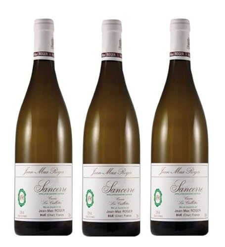 3x 0,75l - 2022er - Jean-Max Roger - Cuvée Les Caillottes - Sancerre A.O.P. - Loire - Frankreich - Weißwein trocken von Jean-Max Roger