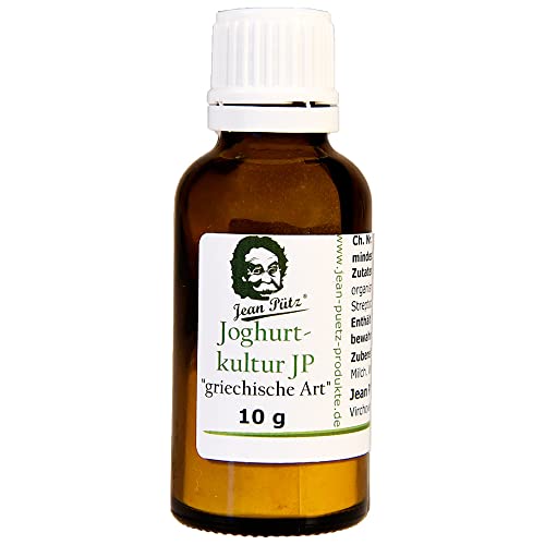 JEAN PÜTZ Joghurtkultur "griechischer Art" 10g Starterkultur, Milchsäure-Bakterien lebende gefriergetrocknet, Ferment für 200l von Jean Pütz Original