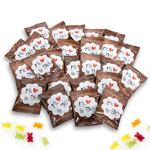 Logbuch-Verlag 25 kleine Geschenke für Gäste Süßigkeit Fruchtgummi Päckchen Give-Away Gäste Feste Weihnachten Geburtstag von Logbuch-Verlag