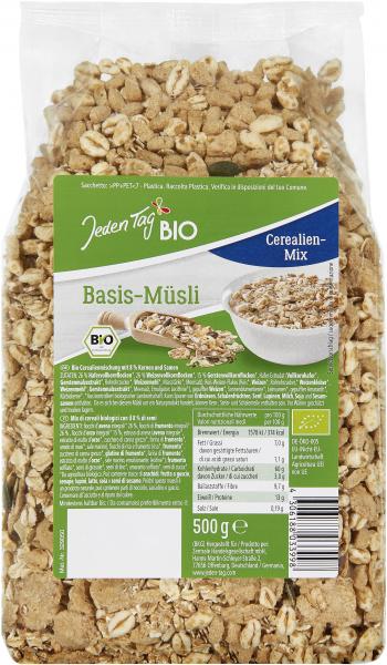 Jeden Tag Bio Basis Müsli Cerealien-Mix von Jeden Tag Bio